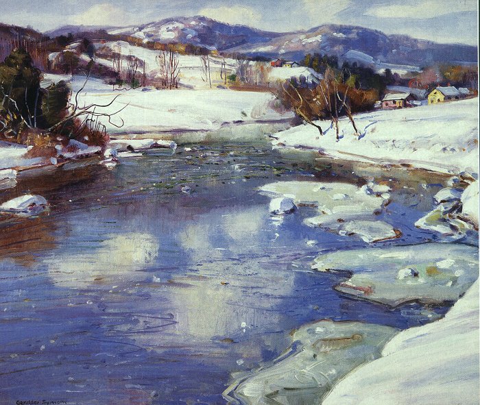 Valley Stream in Winter